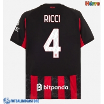 Fotballdrakt Herre AC Milan Samuele Ricci #4 Hjemmedrakt 2025-26 Kortermet